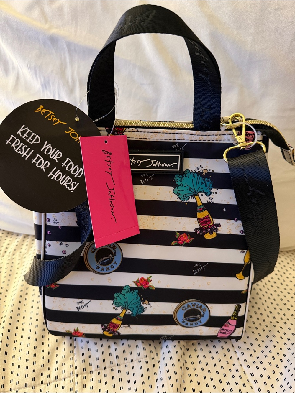 Betsey Johnson Insulated Lunch Tote